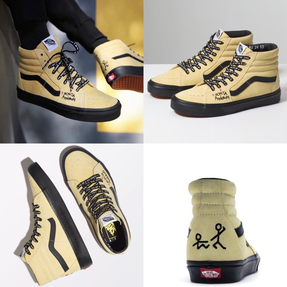 Vans x ATCQ Bonita Applebum Sk8 Hi Top Sneakers Rare Edition